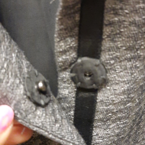 Coldwater creek silver shimmer recycled wool jacke - Picture 7 of 13